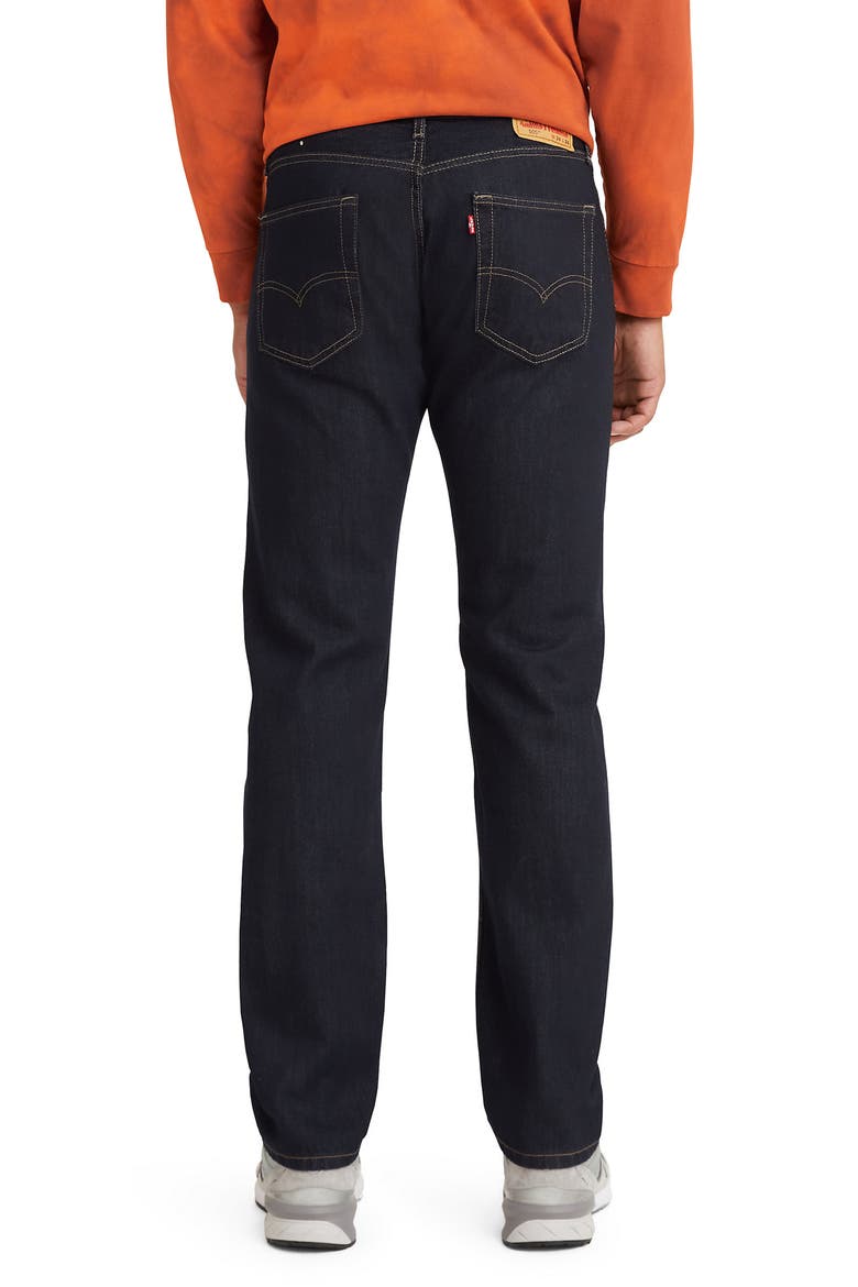 505™ Relaxed Straight Leg Jeans, Alternate, color, AT YOUR DARKEST RINS