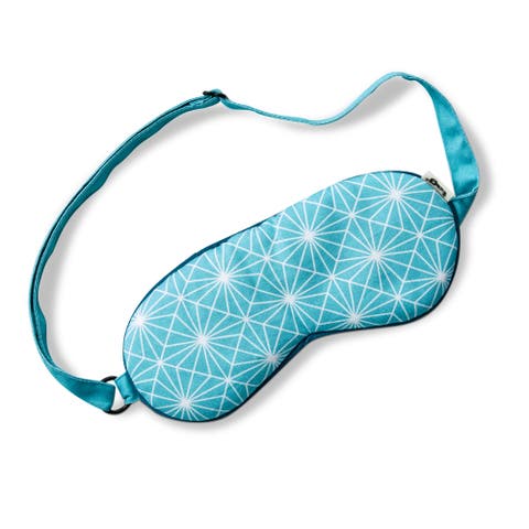 Starburst Sleep Mask Aqua Cotton Everyday