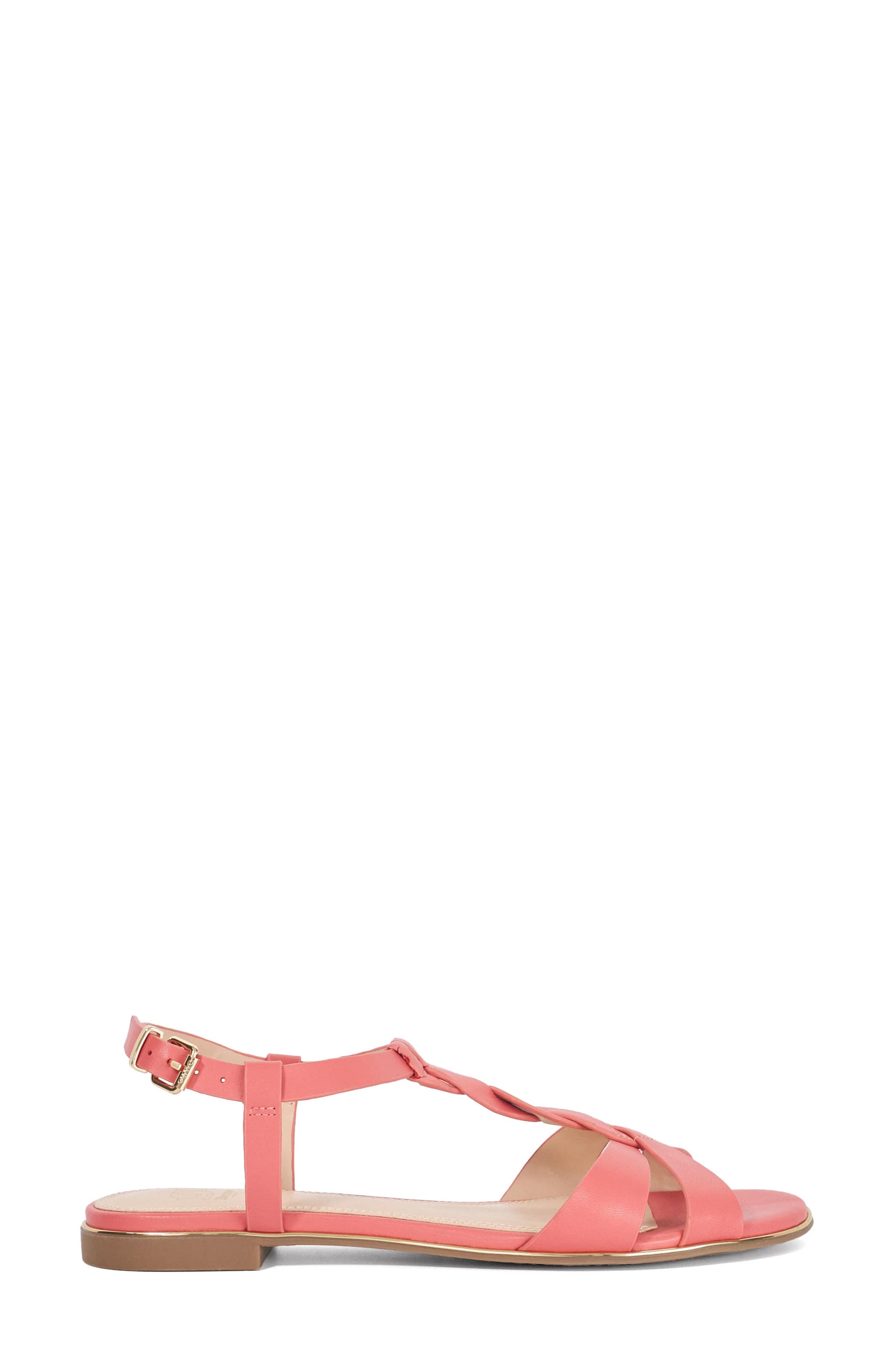 Dune London Lylar Braided Sandal, Alternate, color, Pink