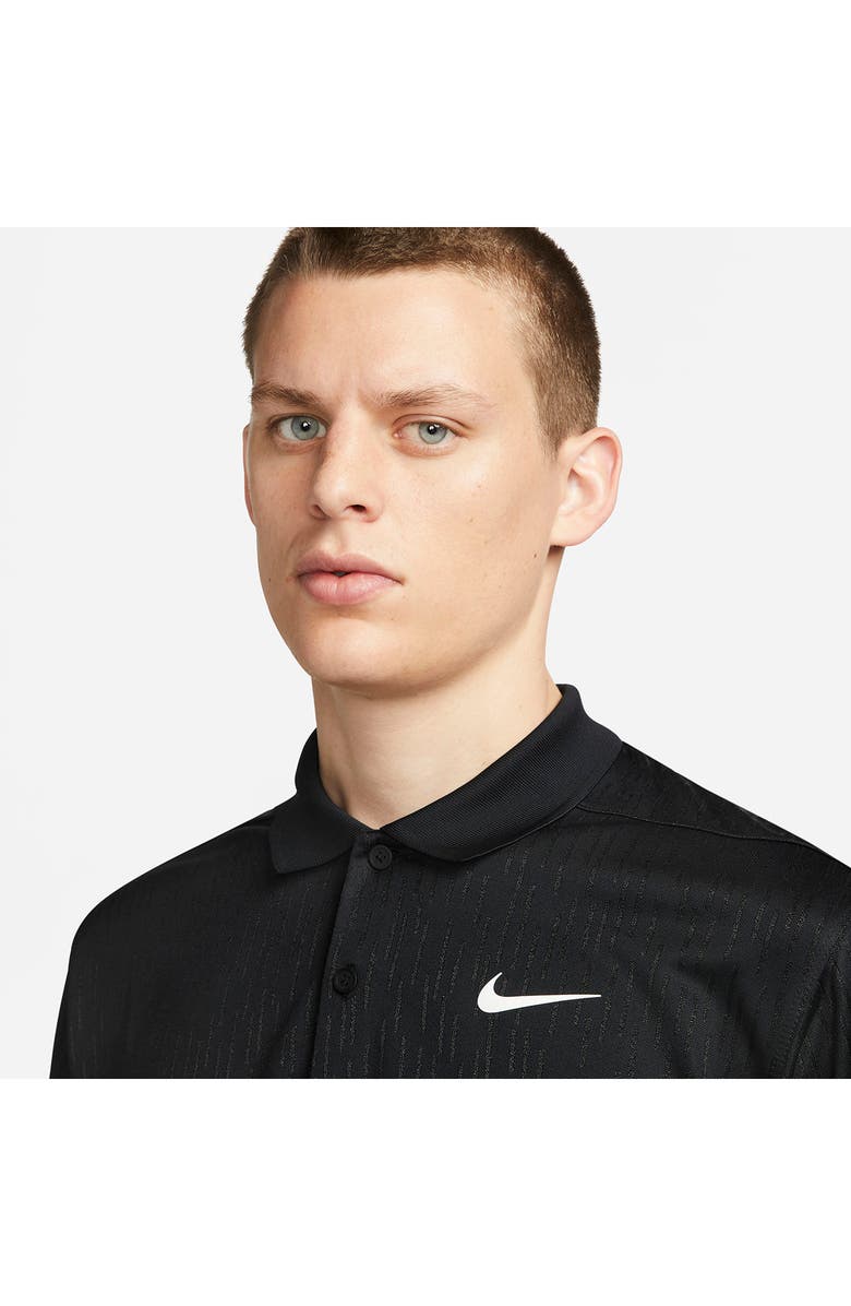 Nike Golf Dri-FIT Victory+ Broken Stripe Print Performance Golf Polo, Alternate, color, 