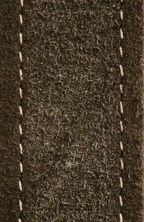 Robert Barakett Avalanche Suede Belt In Gray