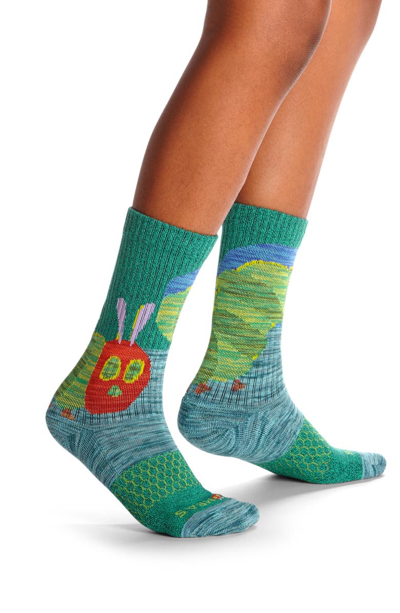 Bombas x Eric Carle Caterpillar Crew Socks, Main, color, 