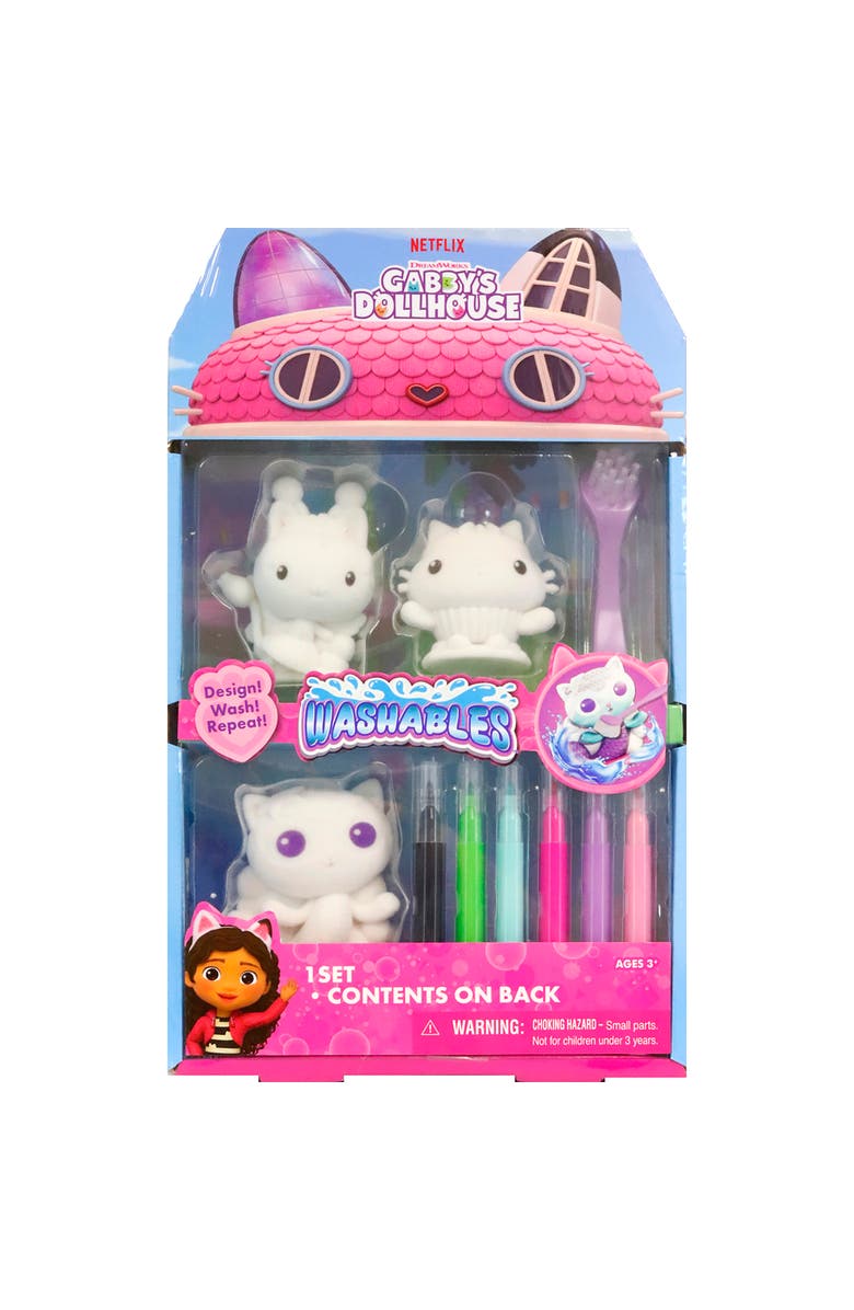 Gabby's Dollhouse Tara Toys Gabby's Dollhouse Washables Kit, Ages 3+, Main, color,