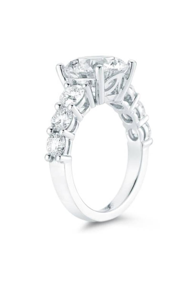 Bliss Diamond Certified 4Ct Diamond Engagement Ring 14k Gold Lab Grown, Alternate, color, 14K White Gold