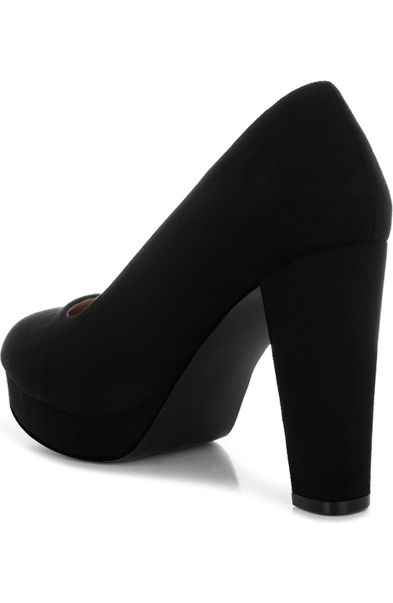 LONDON RAG Olanta Platform Pump, Alternate, color, Black