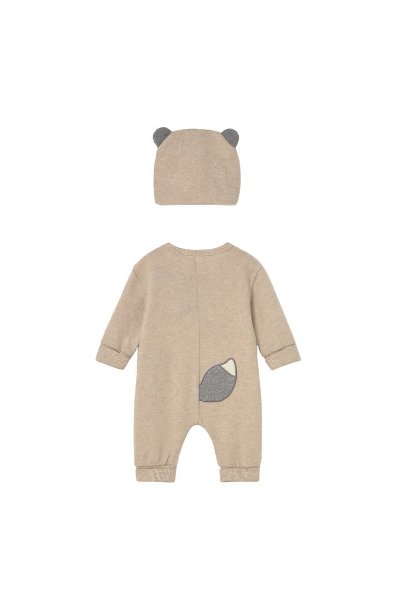 Mayoral One Piece with Hat, Alternate, color, Beige