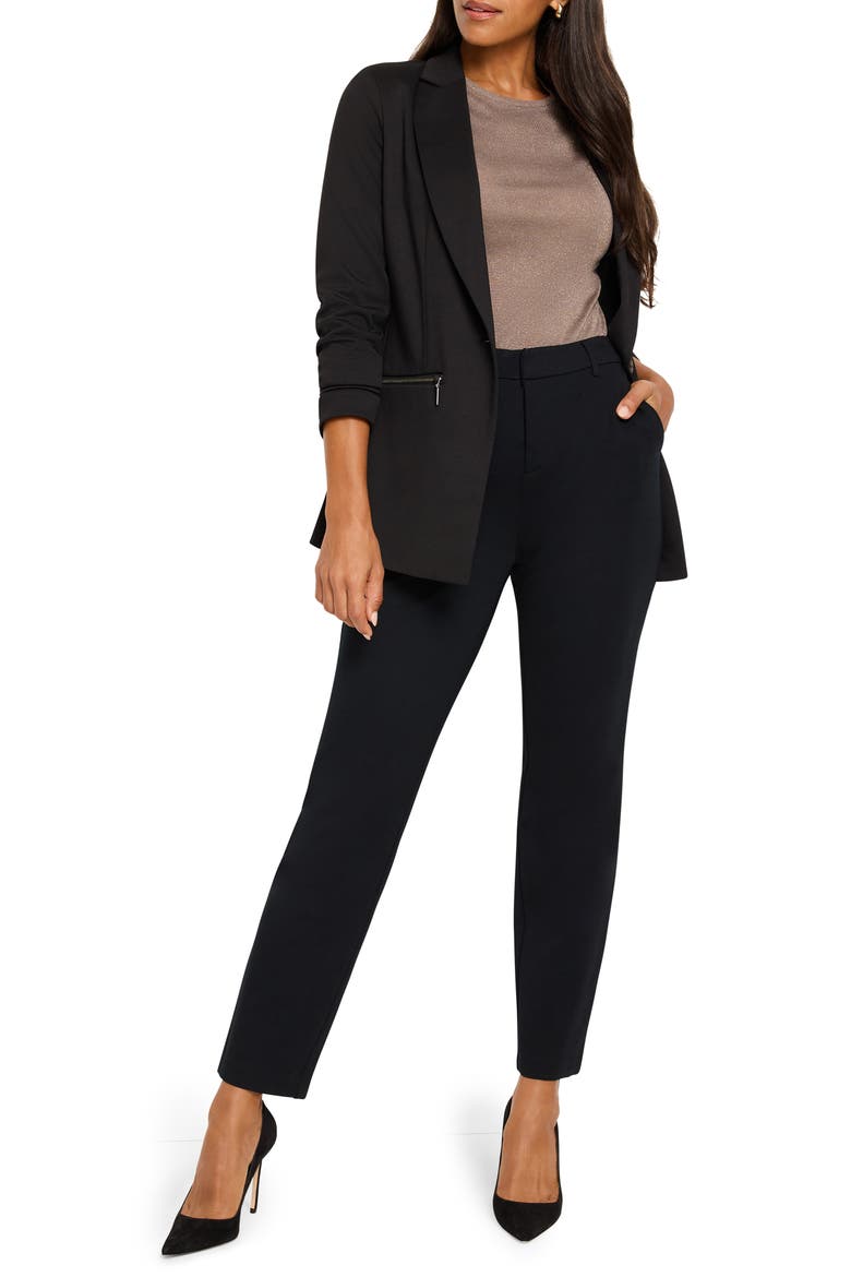 Ponte Blazer, Alternate, color, BLACK ONYX