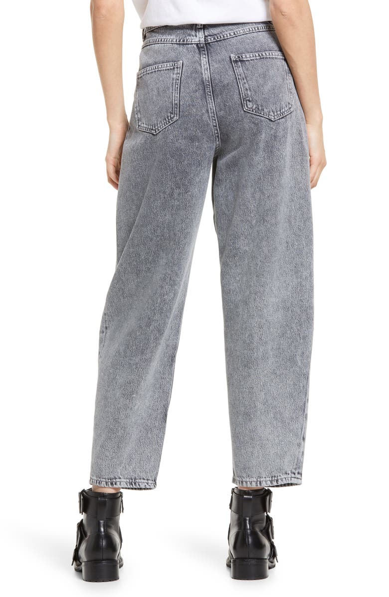 AllSaints Baya High Waist Ankle Jeans, Alternate, color, 