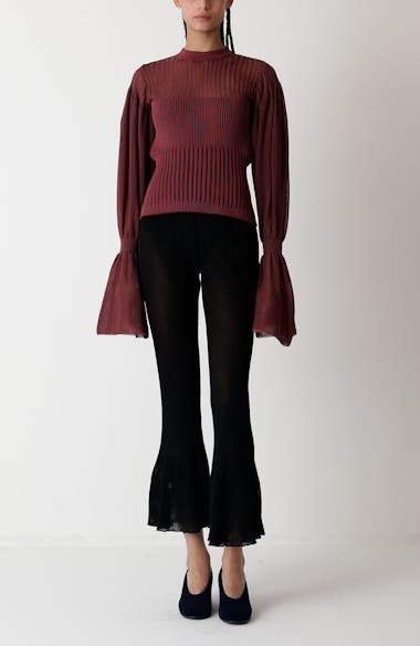 CFCL Hypha Lucent Flare Pants | Nordstrom CFCL Hypha Lucent Flare Pants | Nordstrom