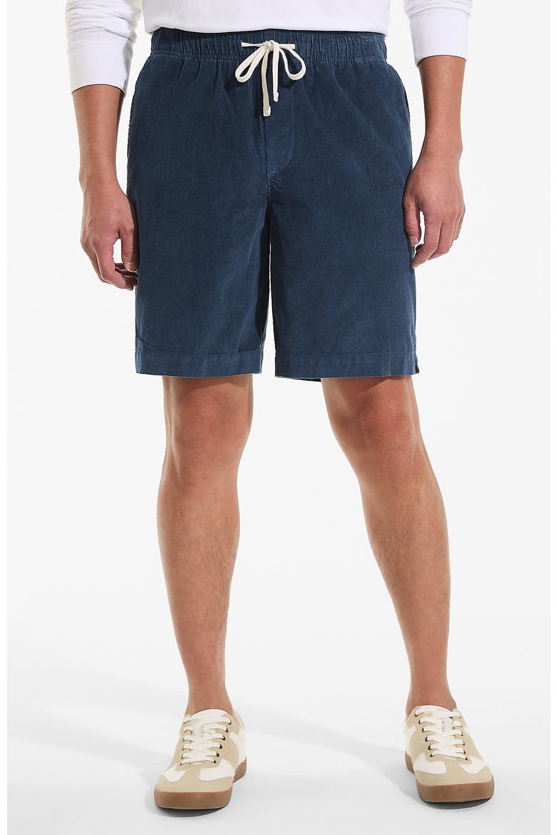 9" Pull On Deck Shorts, Main, color, Deep Ocean