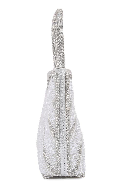 BERNESS BERNESS RHINESTONE BEADED SHOULDER BAG