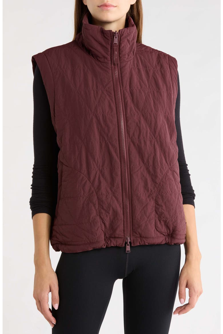 Encinitas Reversible Vest, Alternate, color, CACAO