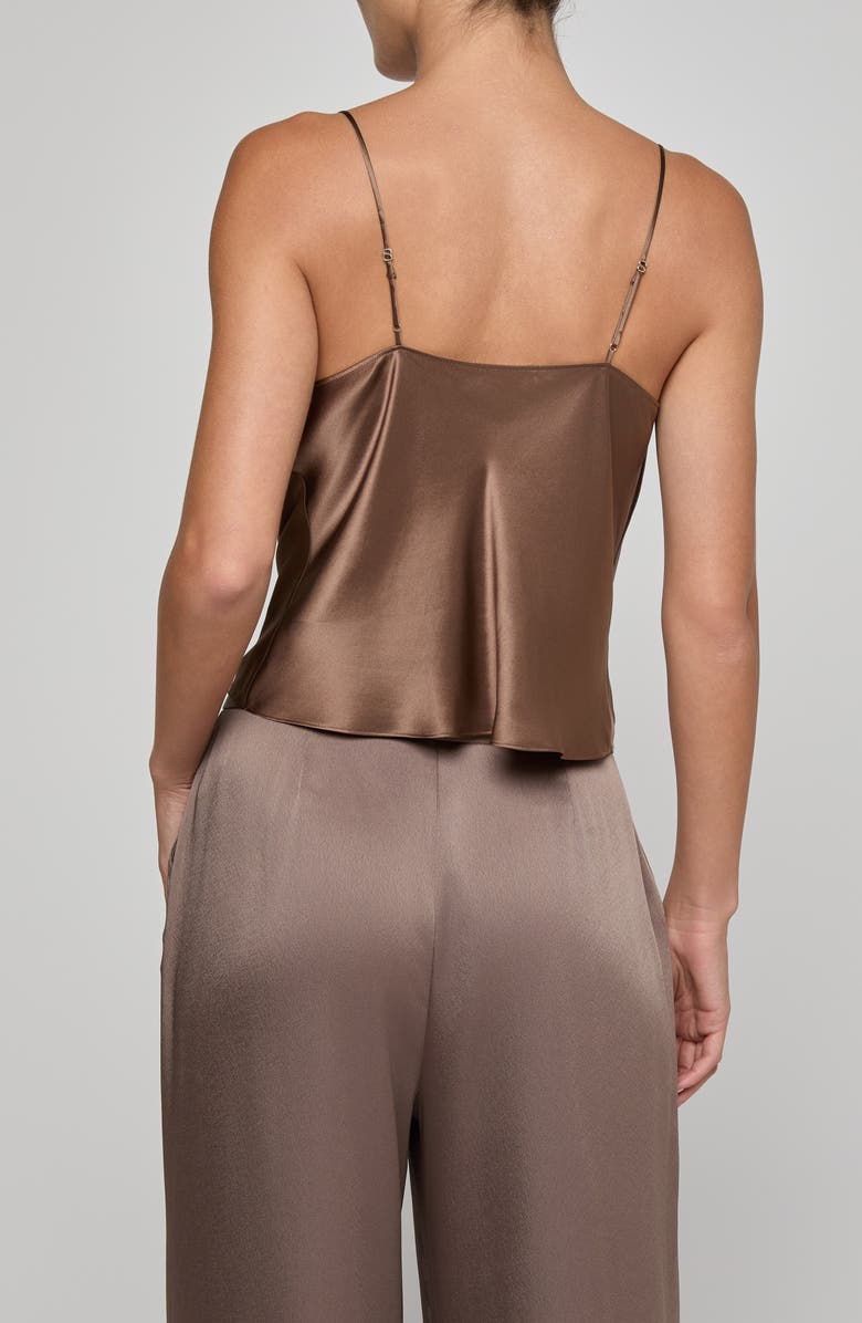 L'AGENCE Calista Cowl Neck Silk Camisole, Alternate, color, Cardamom