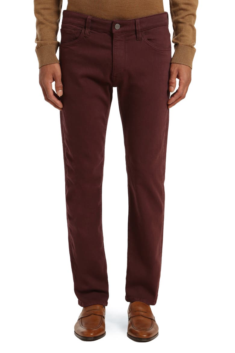 Courage Comfort Straight Leg Pants, Main, color, BURGUNDY COMFORT