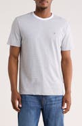 Calvin Klein Classic Fit Heathered Feeder Stripe T-Shirt