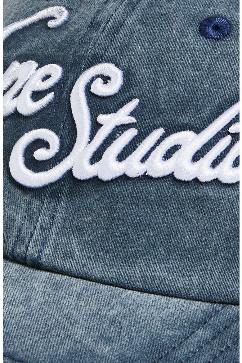 Tourist Logo Embroidered Cotton Twill Baseball Cap, Alternate, color, FADED BLUE