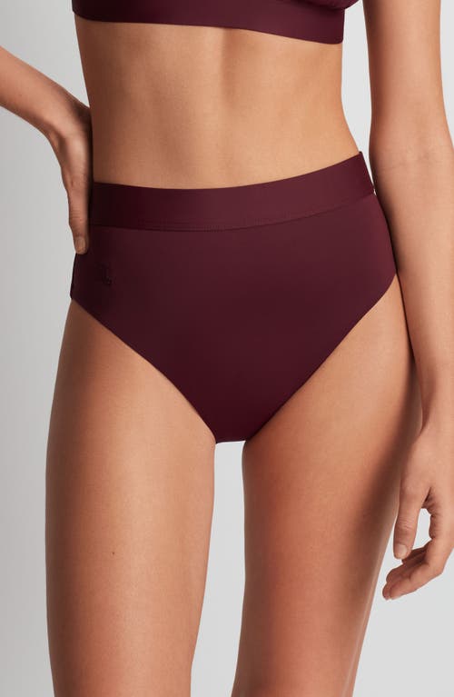 Ralph Lauren Lauren Banded High Waist Bikini Bottoms