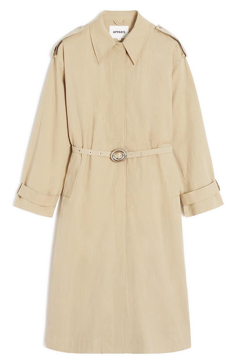 Apparis Ozzy Water Repellent Trench Coat, Alternate, color,