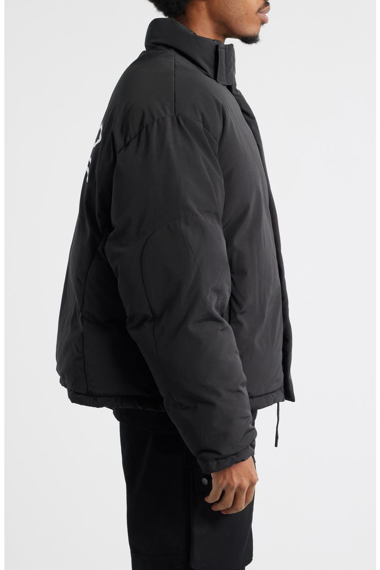 Archie Graphic Puffer Jacket, Alternate, color, BLACK