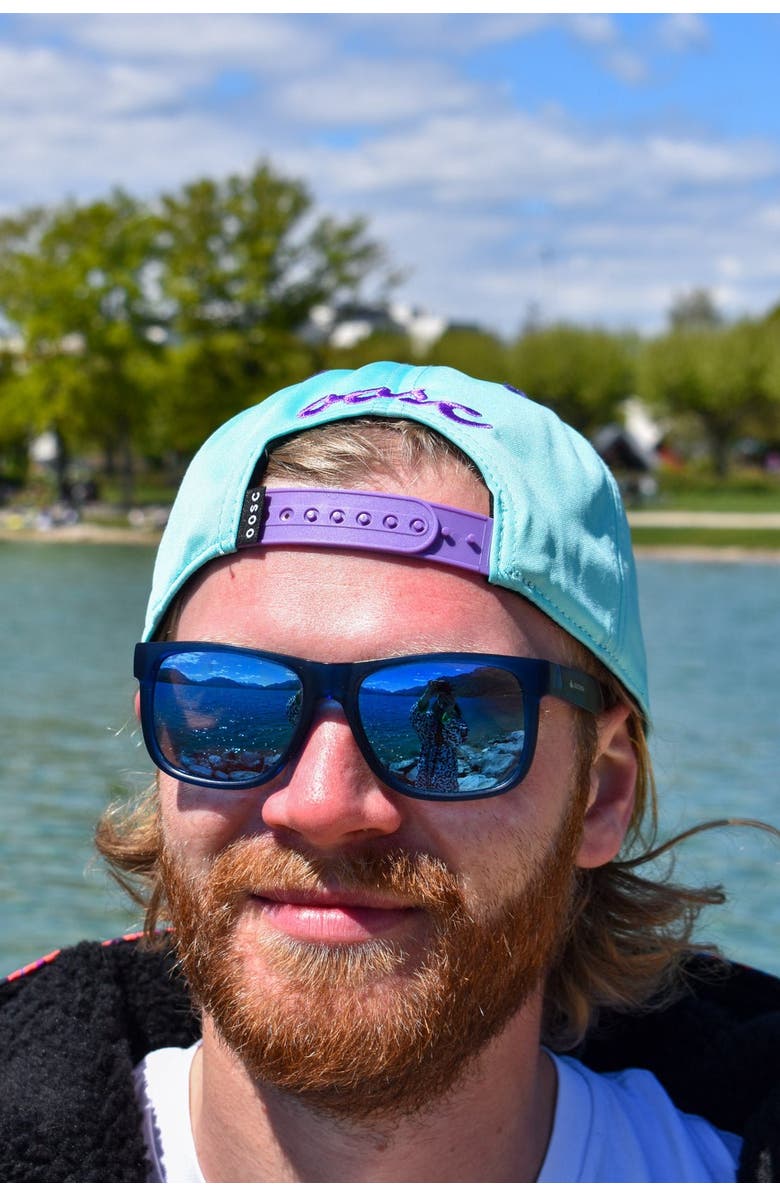 OOSC Powderclub Snapback - Aqua, Alternate, color, Aqua