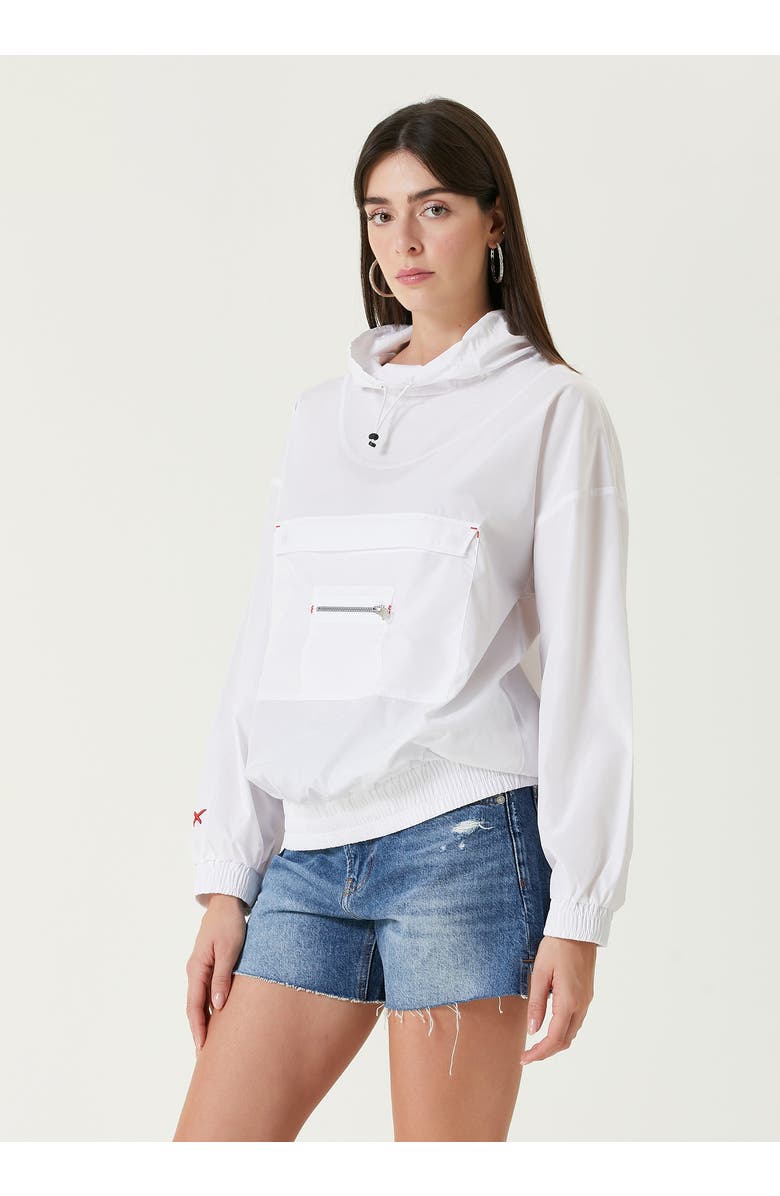 PCFG Free Heaven Parachute Sweatshirt, Alternate, color, White