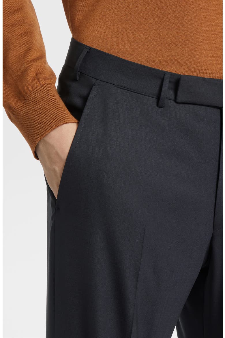High Performance™ Wool Trousers, Alternate, color, NAVY
