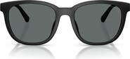 COACH 54mm Polarized Square Sunglasses