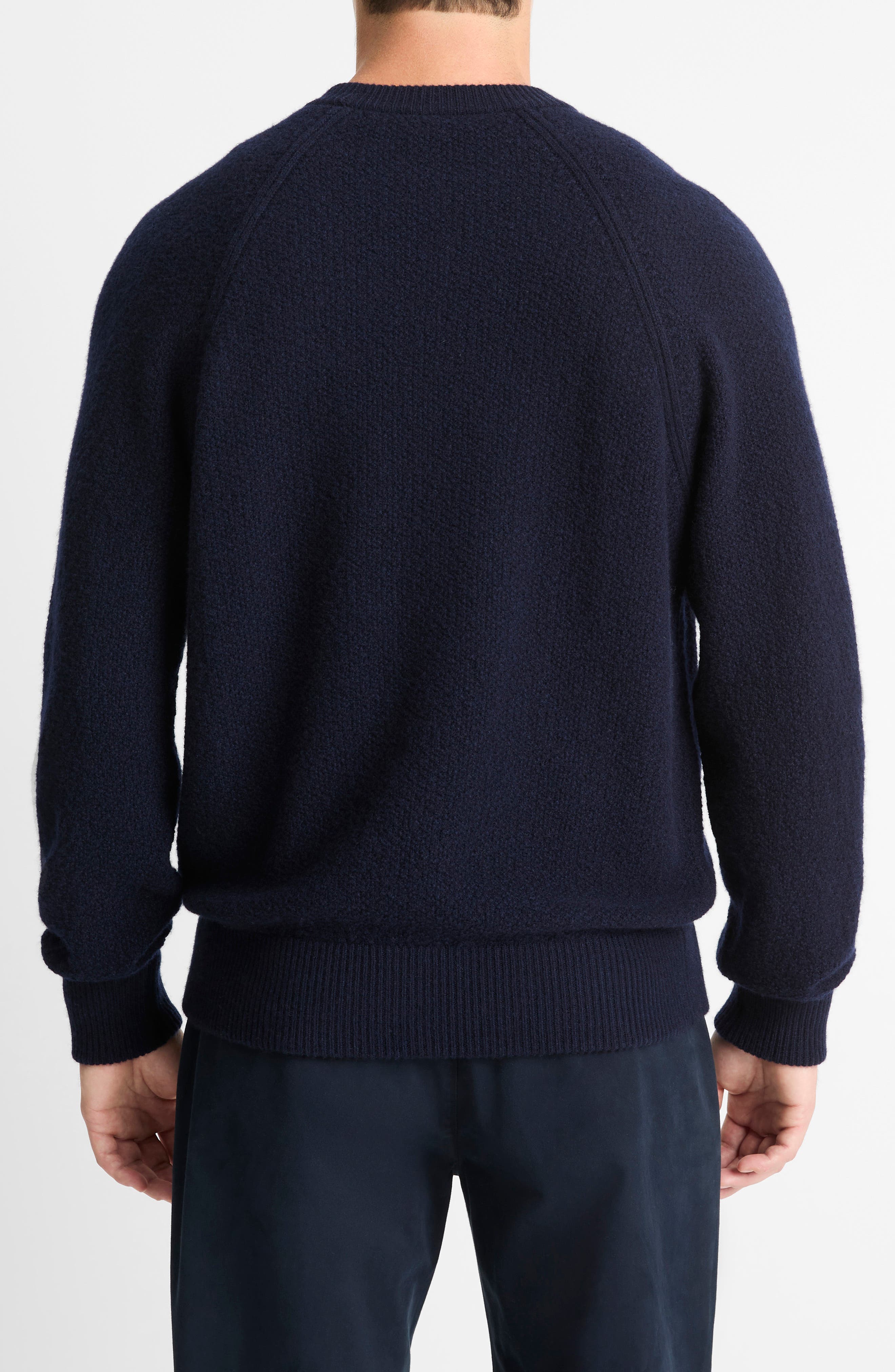 Wool & Cashmer Micro Boucle Sweater - image 2