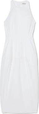 Róhe Sculptural Cotton Poplin Midi Dress