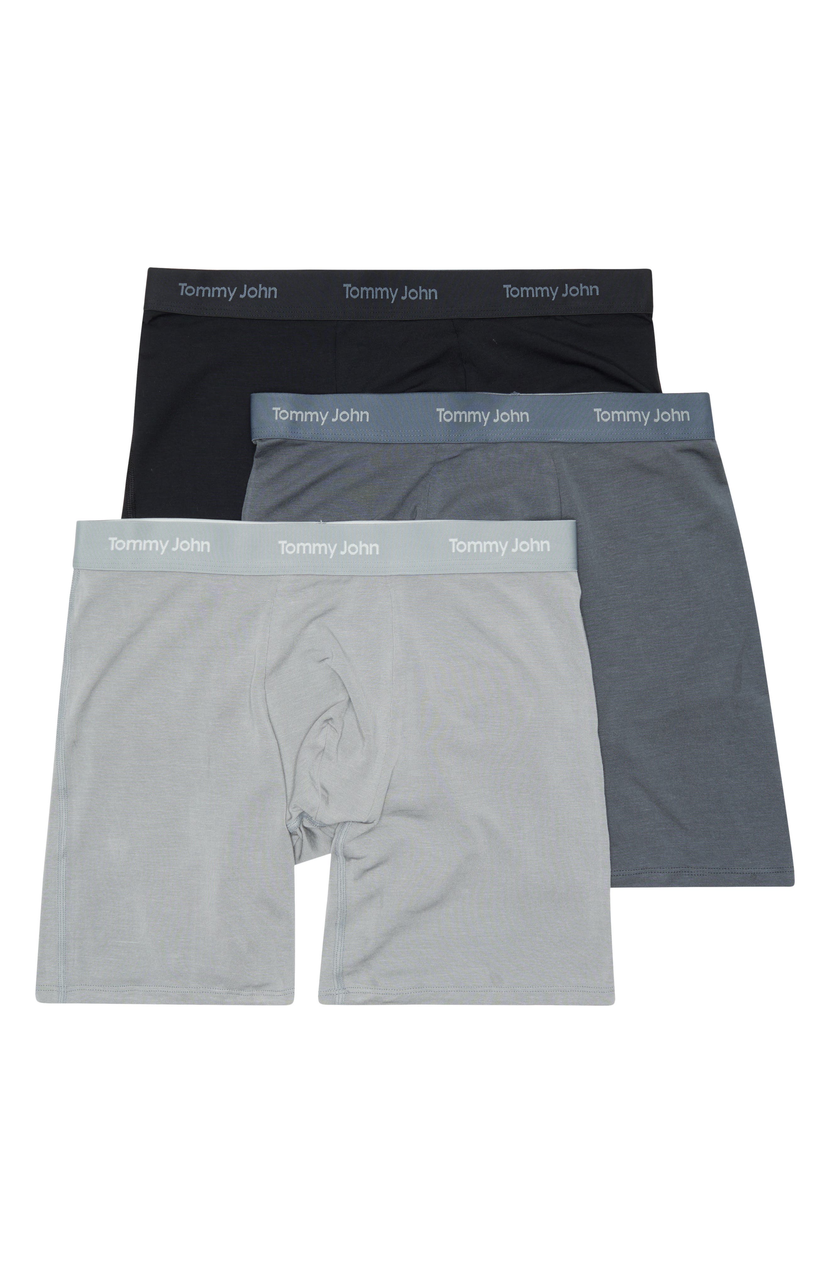 Tommy John 3-Pack Essential Second Skin Boxer Briefs