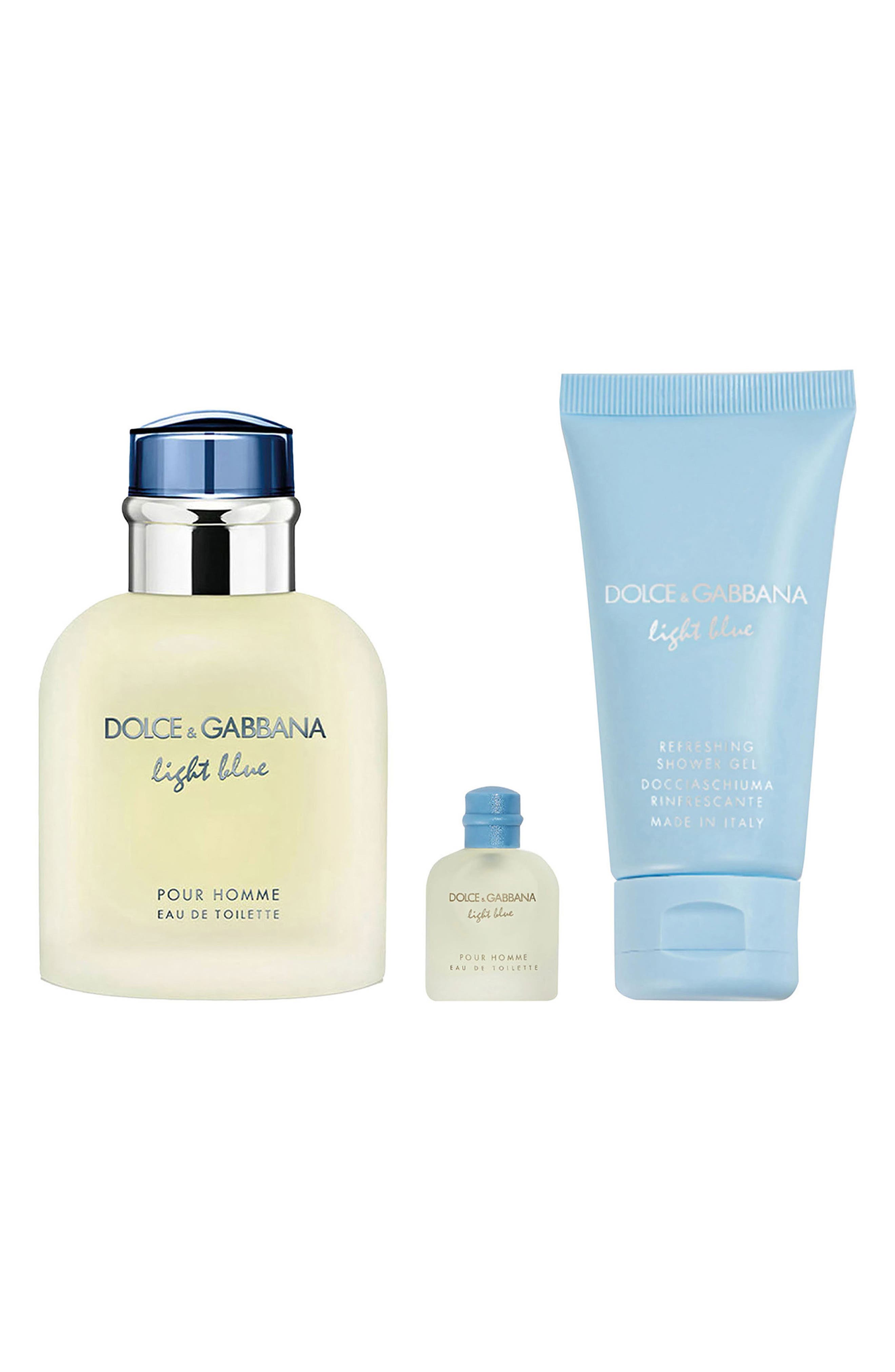 Dolce&amp;Gabbana Light Blue Pour Homme Eau de Toilette 3-Piece Set