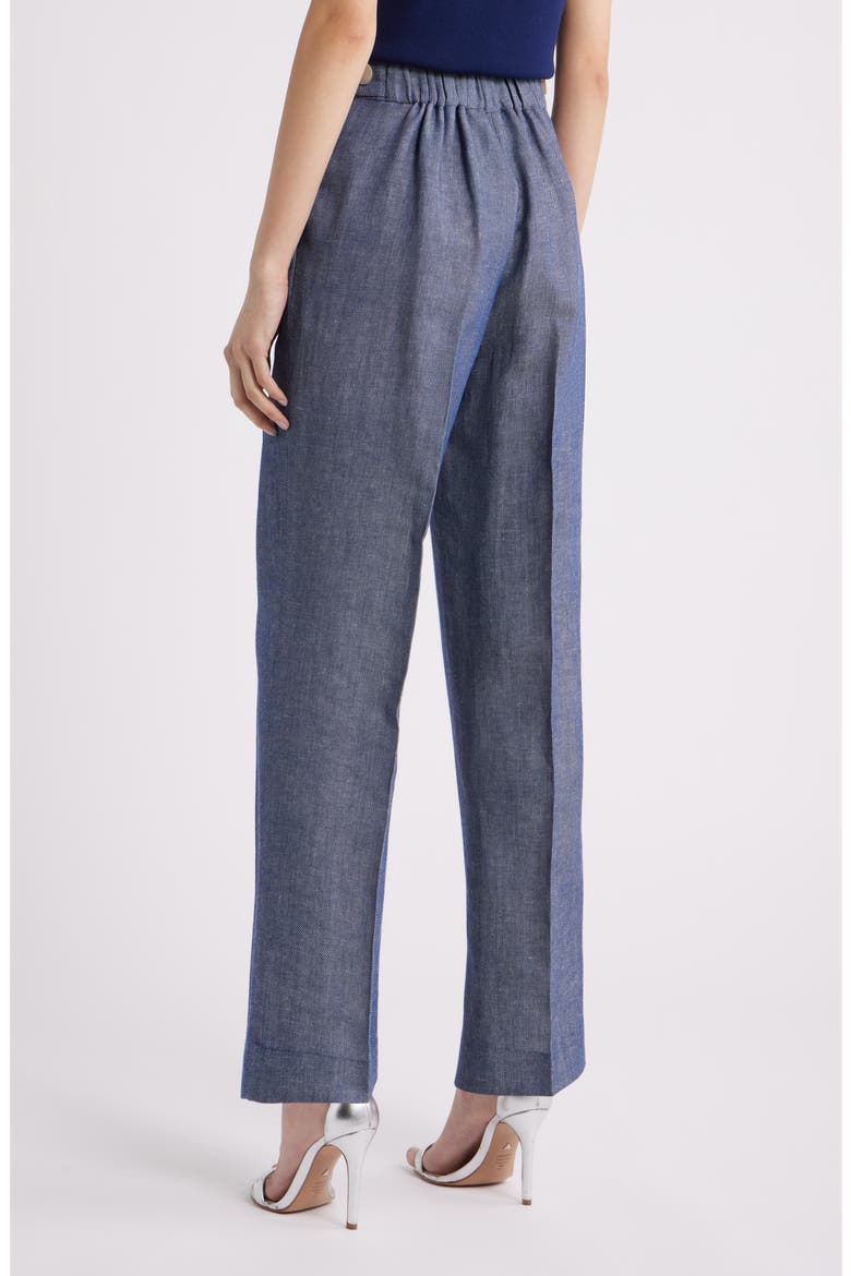 Pull-On Crop Wide Leg Pants, Alternate, color, DARK BLUE