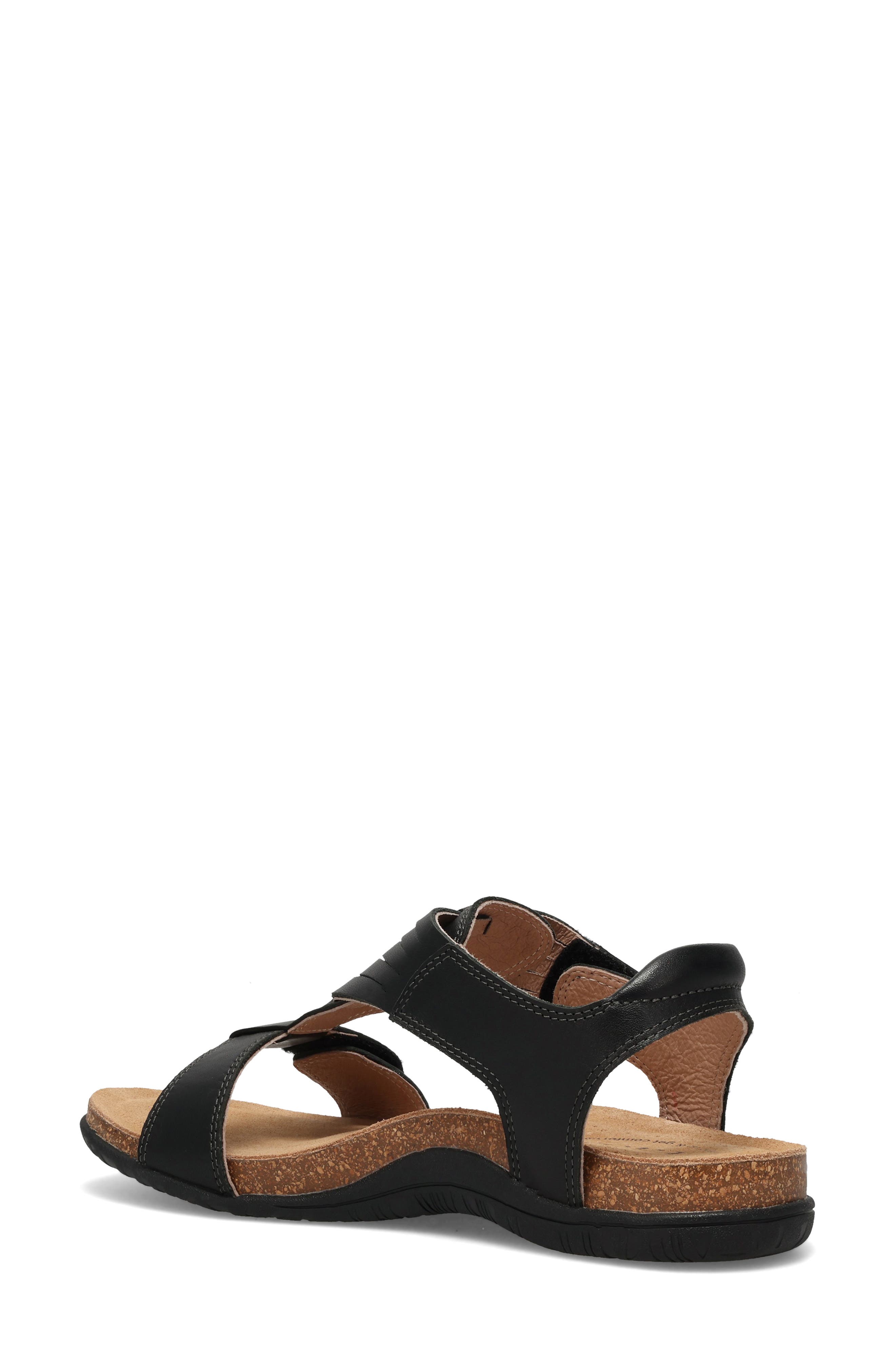 Taos Wonderful Ankle Strap Sandal, Alternate, color, Black