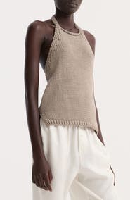 Róhe Chunky Cotton Halter Top