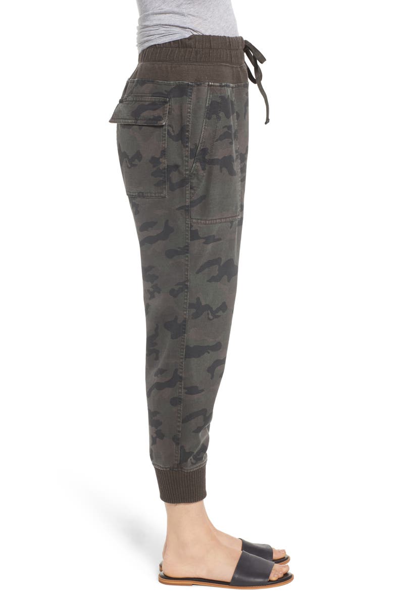 Contrast Waist Camo Jogger Pants, Alternate, color, ARTILLERY CAMO