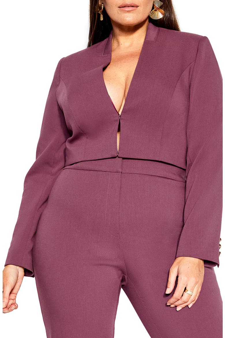 Sadie 2-in-1 Blazer, Alternate, color, ROSEBERRY