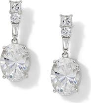 Nadri Delphine Oval Cubic Zirconia Drop Earrings