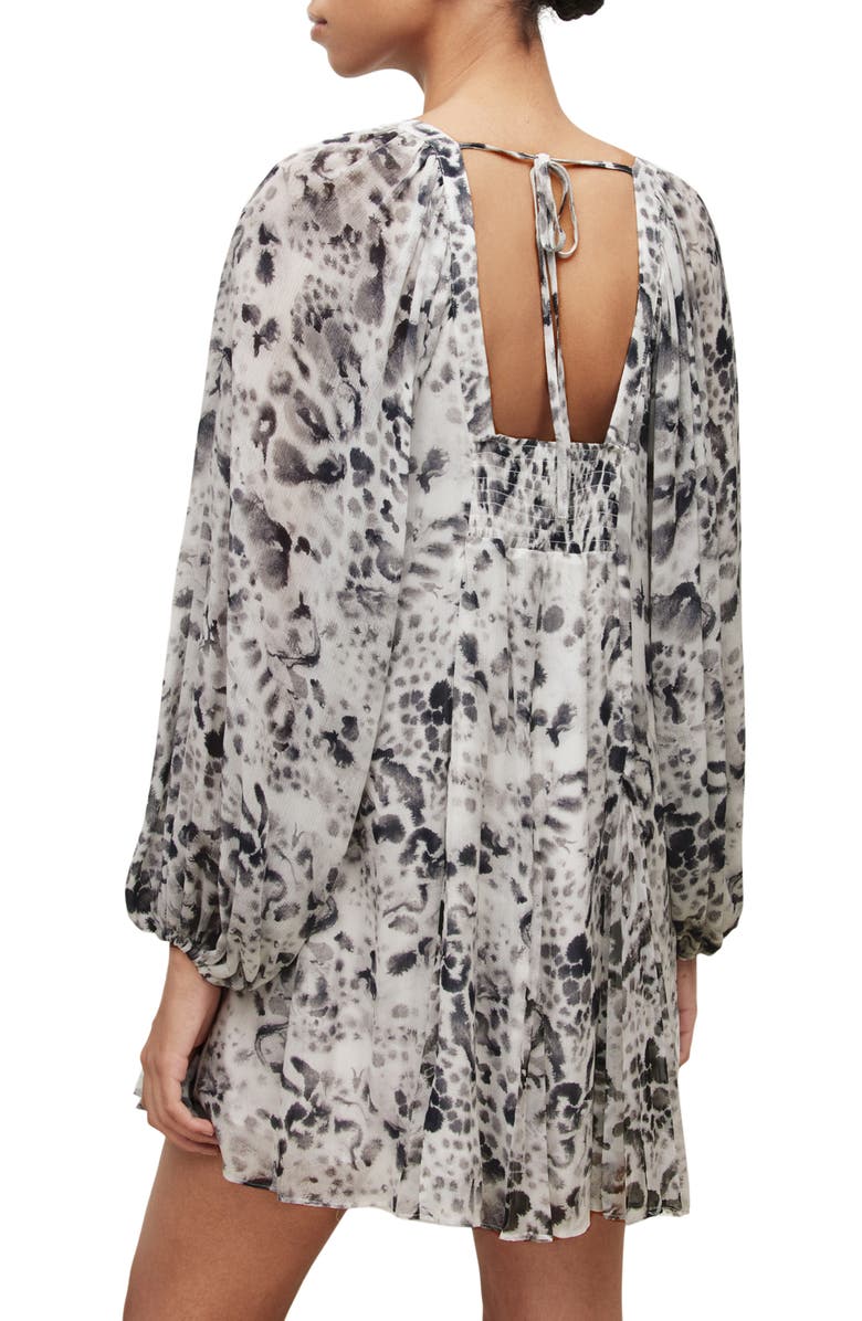 AllSaints Sanina Waktu Long Sleeve Minidress, Alternate, color,