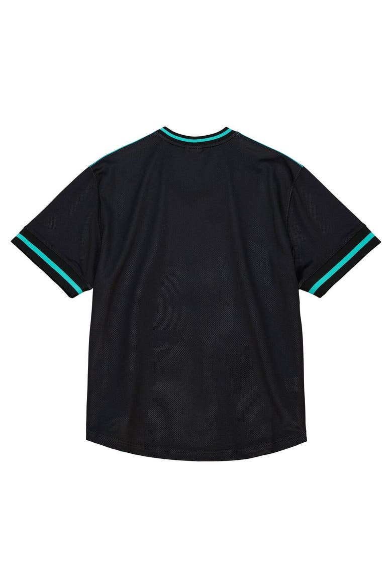 Men's Mitchell & Ness  Turquoise Vancouver Grizzlies Jumbotron 3.0 Mesh V-Neck T-Shirt, Alternate, color, Turquoise