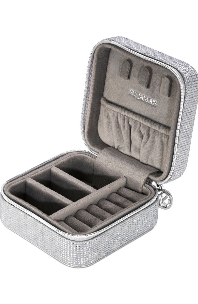 Sif Jakobs Jewellery Jewellery Travel Box, Alternate, color, Silver