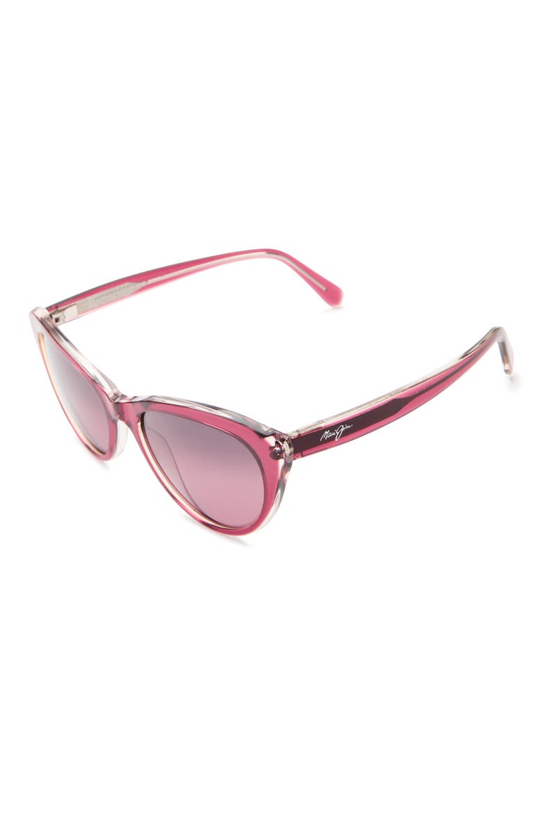 Polarized Cat Eye Sunglasses, Alternate, color, RASPBERRY RASPBERRY ROSE