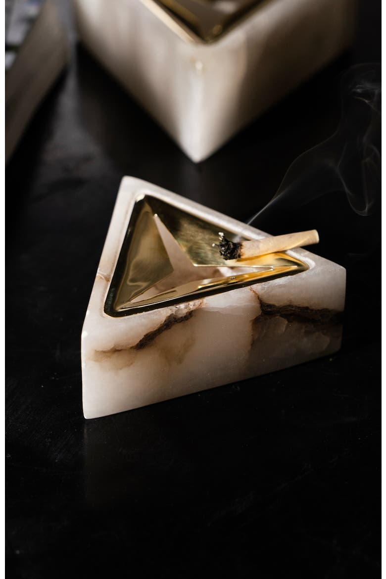 Starfall Ashtray, Alternate, color, Natural
