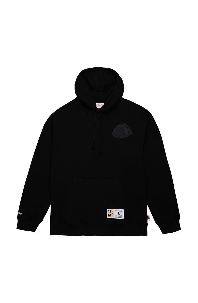 Mitchell & Ness Men's Mitchell & Ness Black Vancouver Grizzlies Hardwood Classics Tonal Pullover Hoodie, Alternate, color,