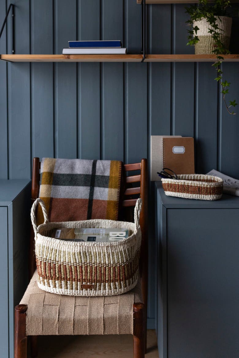 Oval Basket, Alternate, color, Multicolor