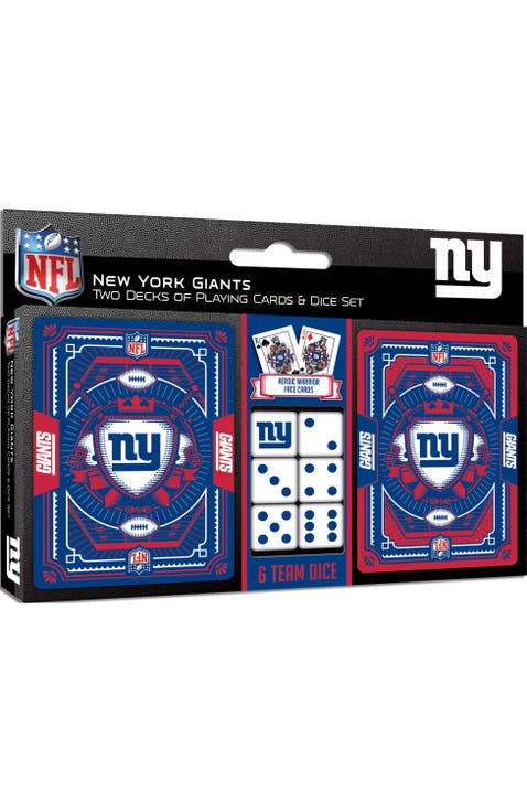 New York Giants Playing Cards & Dice