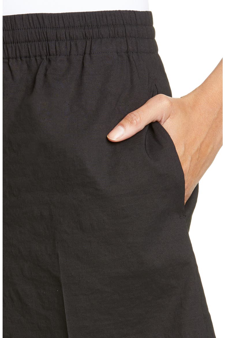 Easy Pull On Shorts, Alternate, color, BLACK