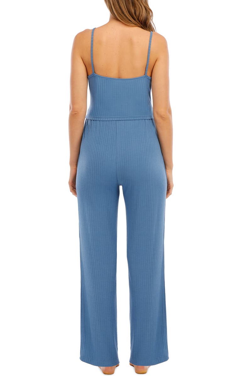 Savi Mom St. Tropez Maternity Tank, Pants and Maxi Robe Set, Alternate, color,