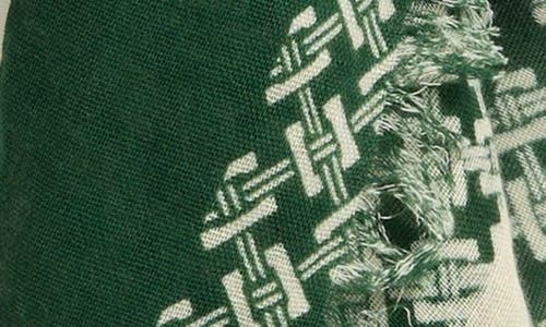 Rag & Bone Mira Print Scarf In Green