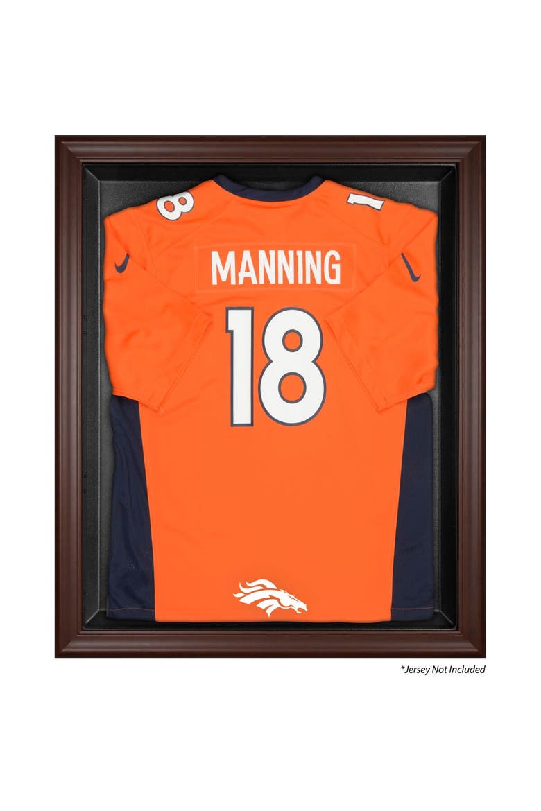 Denver Broncos Brown Framed Logo Jersey Display Case, Main, color, Brown