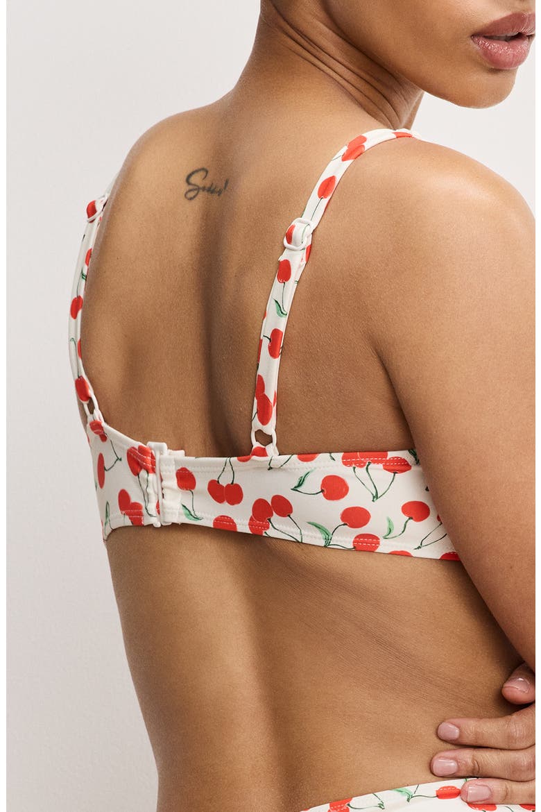 Cherry Underwire Bikini Top, Alternate, color, SNOW CHERRIES 04